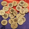 Elder Futhark Hazel Wood Rune Set