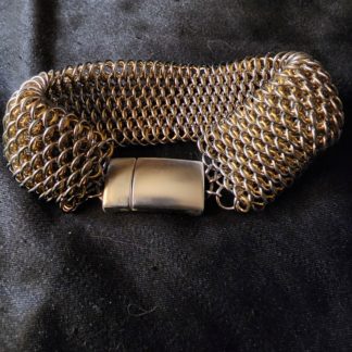 Stainless Brass Dragonscale Bracelet