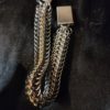 Black and Brass Wyvern's Back bracelet - Image 2