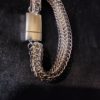 Black and Brass Wyvern's Back bracelet - Image 4