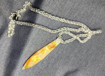 Amber Resin Necklace 2