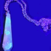 Moonwort and Saffron Resin Necklace 1 - Image 3