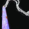 Moonwort and Saffron Resin Necklace 1 - Image 4
