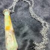Moonwort and Saffron Resin Necklace 1 - Image 7