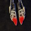 Skull Knife Earrings