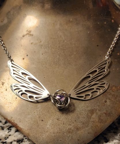 Trillion Rose Faerie Star Necklace - Image 2