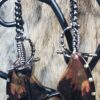 Orange Wing Earrings with Rapiers - Image 3