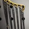 Black and Gold Daggers Ear Wrap