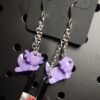 Purple Axolotl with Cleaver Earrings - Image 2