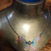 Pink Butterfly on Rainbow Necklace - Image 3