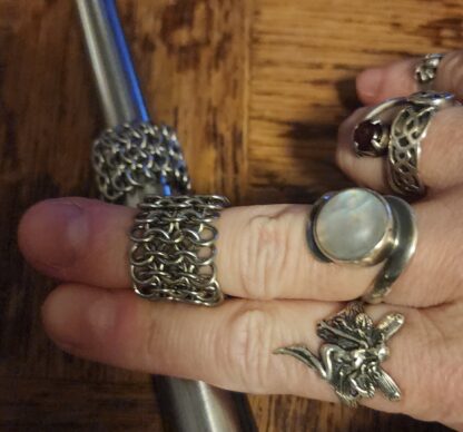 Double Wide Chainmaille Ring - Image 2