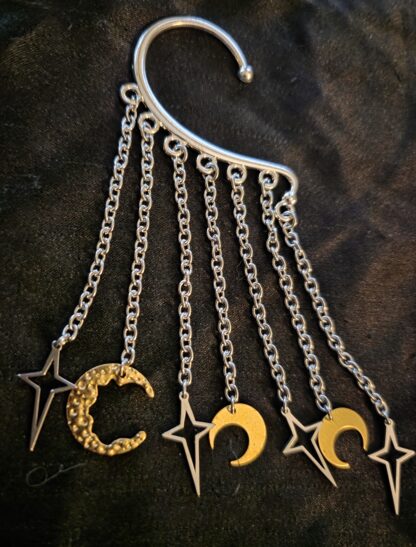 Moons and Stars Ear Wrap
