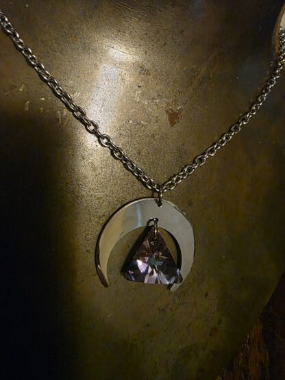 Starlit Moons Necklace and Earring set - Image 7
