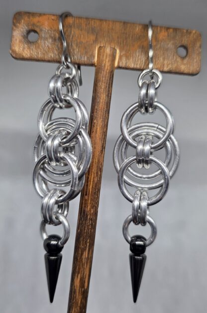 Spiked Bullseye Earrings - Image 5