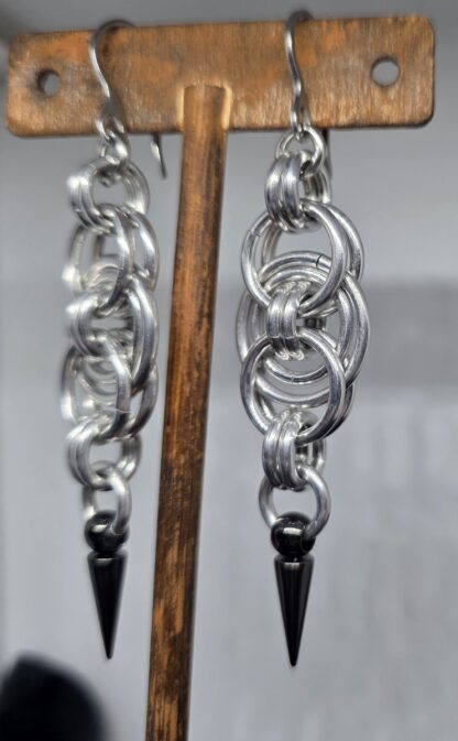 Spiked Bullseye Earrings - Image 4