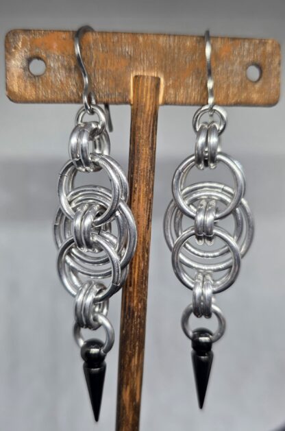 Spiked Bullseye Earrings - Image 3