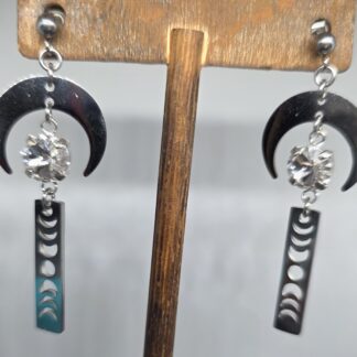 Crystal Moonphase Earrings