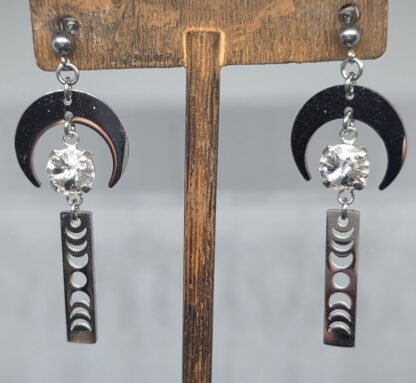Crystal Moonphase Earrings - Image 6
