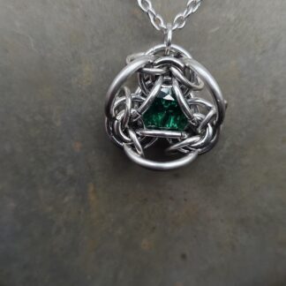 Emerald Tria Necklace